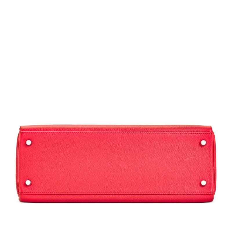 Hermès Bougainvillea Epsom Kelly 32 Palladium Hardware, 2012