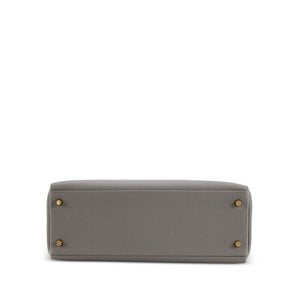 Hermès Gris Etain Retourne Togo Kelly 32 Gold Hardware, 2020