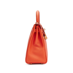 Hermès Feu Togo Kelly 32 Retourne Gold Hardware, 2015