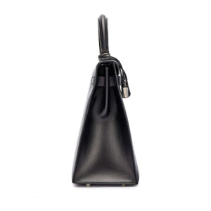 Hermès Black Box Kelly 32 Sellier Palladium Hardware, 2004