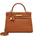 Hermès Gold Togo Kelly 32 Gold Hardware, 2022